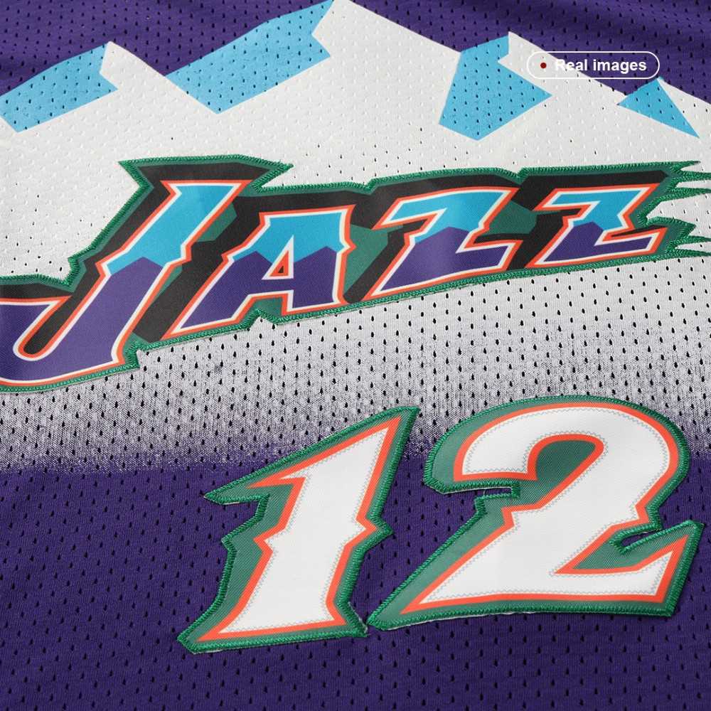 Utah Jazz John Stockton #12 Adidas Purple 1996/97 Swingman NBA Jersey-Pro Kit Vault | Brand New 26/27 Sports Jerseys